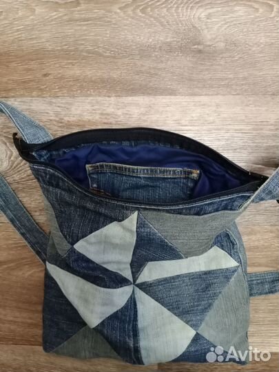 Сумка джинсовая