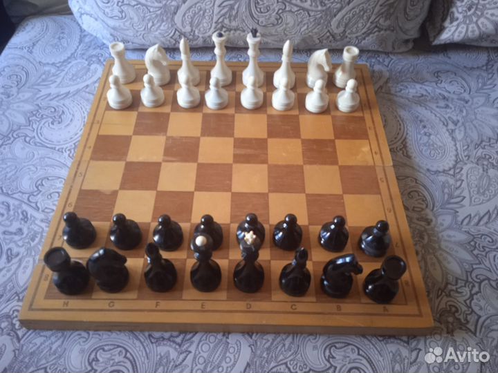 Шахматы карболитовые СССР 45*45