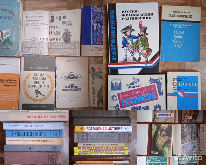 Природа,спорт,учебники,романы,словари