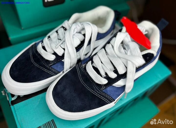 Кроссовки Vans Knu Skool Poizon оригинал