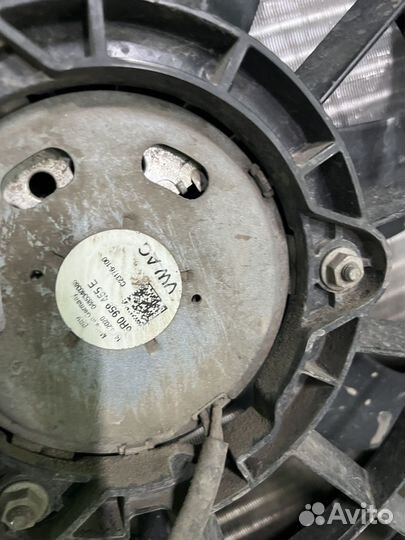 Вентилятор охолождения шкода рапид 2