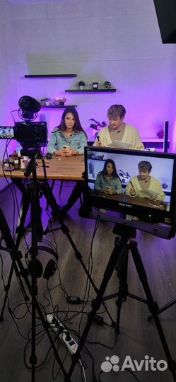 Проведение вебинаров на хромакей и сменных фонах