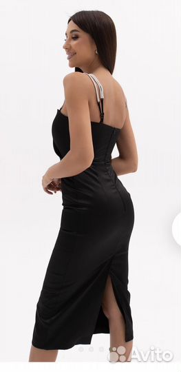 Платье xs черное