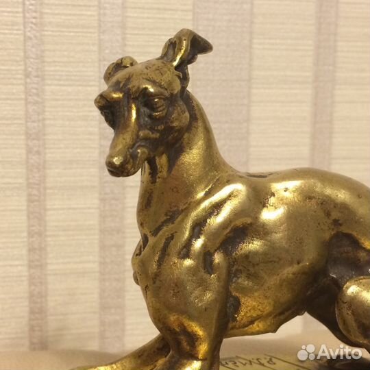 Бронзовая статуэтка собаки P. J. Mene 19 век Обмен