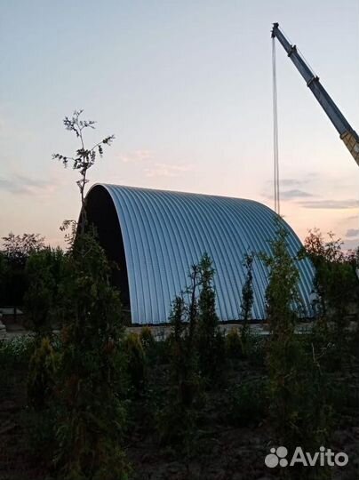 Ангар арочный