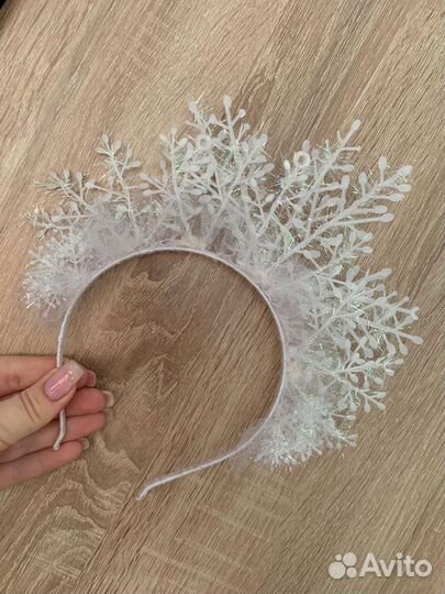 Ободок конфетки, снежинки