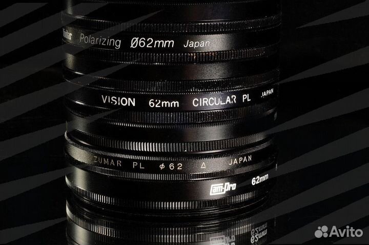 Поляризационные фильтры 62mm Япония / 6210