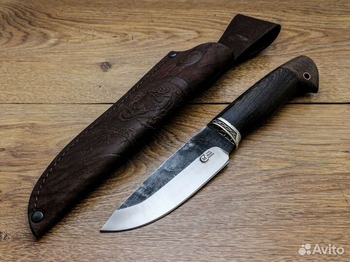 Нож Сокол из стали 95х18 со следами ковки