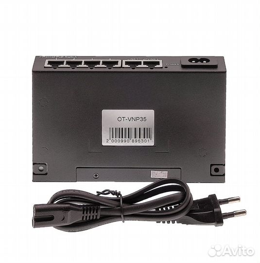 POE коммутатор неуправляемый (4poe+2lan порта)