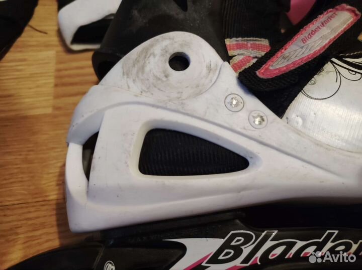 Ролики Bladerunner раздвижные 36.5 - 40.5 + защита