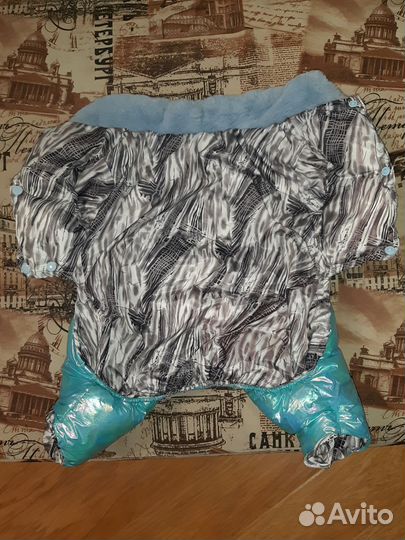 Зимний комбинезон для средней собаки