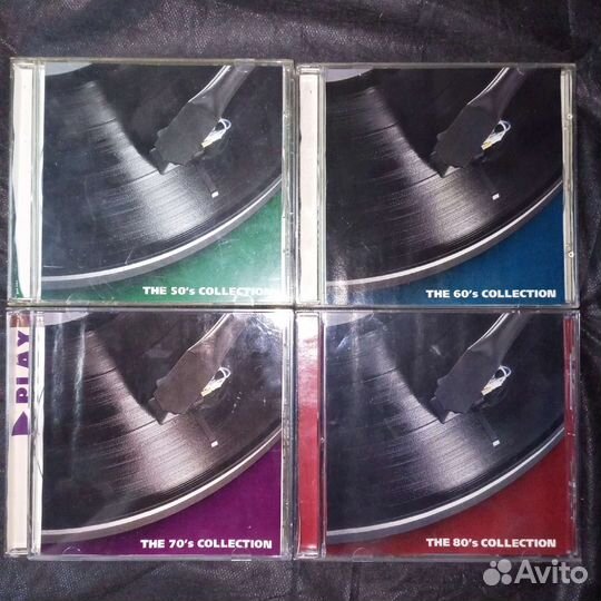Диски сд хиты 50-80's collections годов 4 шт