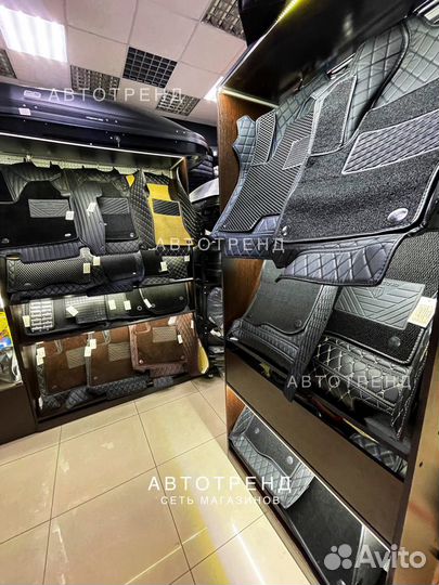 3D коврики из экокожи mercedes c-classe/мерседес с