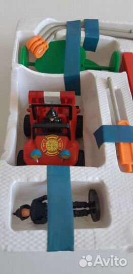 Игрушка СССР Пожарная станция