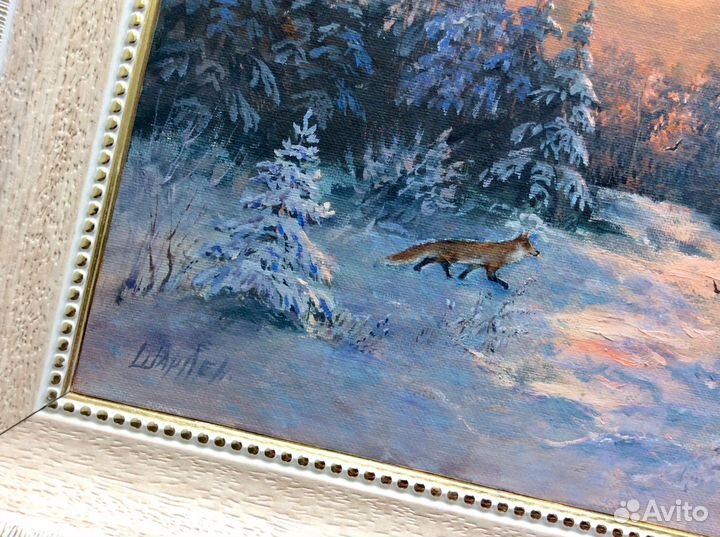 Картина маслом Лунный вечер