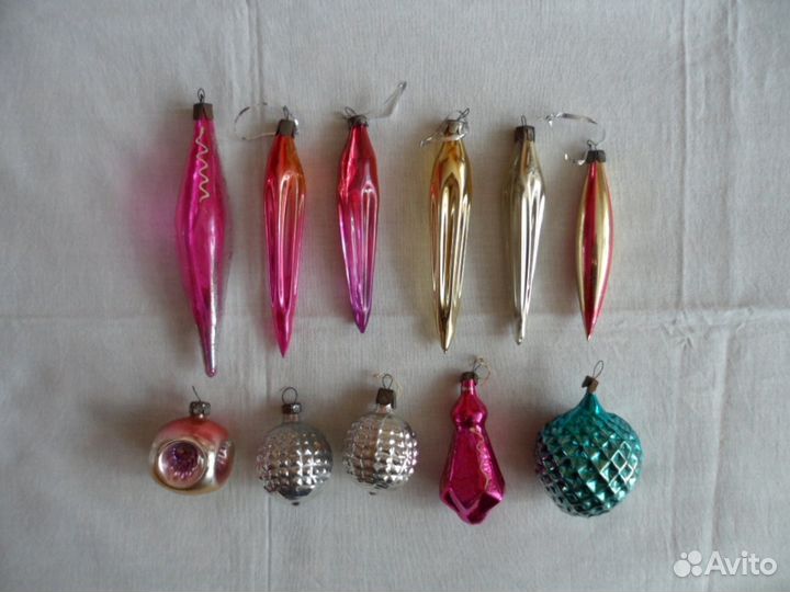 Елочные игрушки СССР