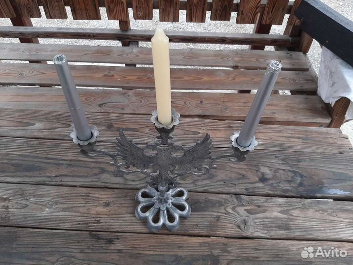 Подсвечник латунь