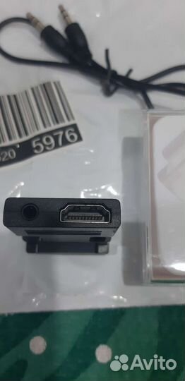 Адаптер переходник hdmi(f) - VGA(m) -AUX 3,5 jack