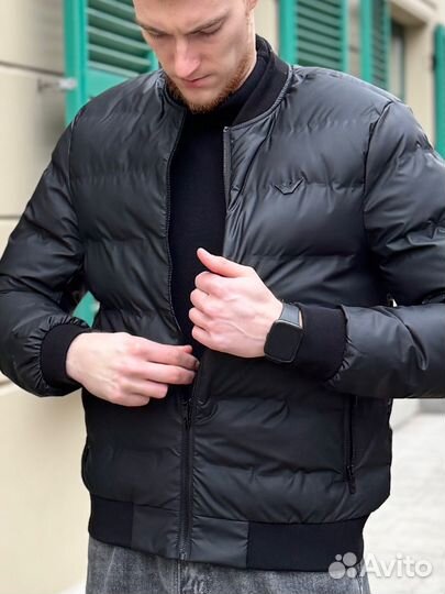 Бомбер armani мужской