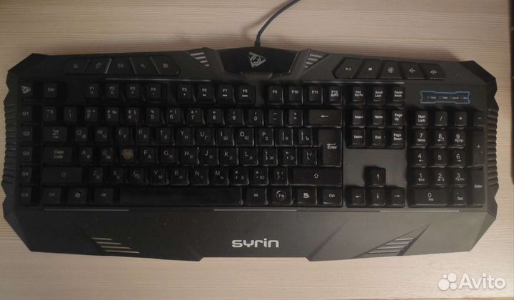 Игровая клавиатура Qcyber Syrin GK 002 Black USB