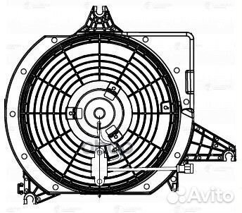 Вентилятор радиатора кондиционера hyundai grand