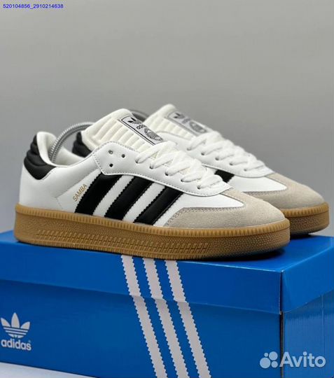 Кроссовки Adidas Samba White (Арт.58576)