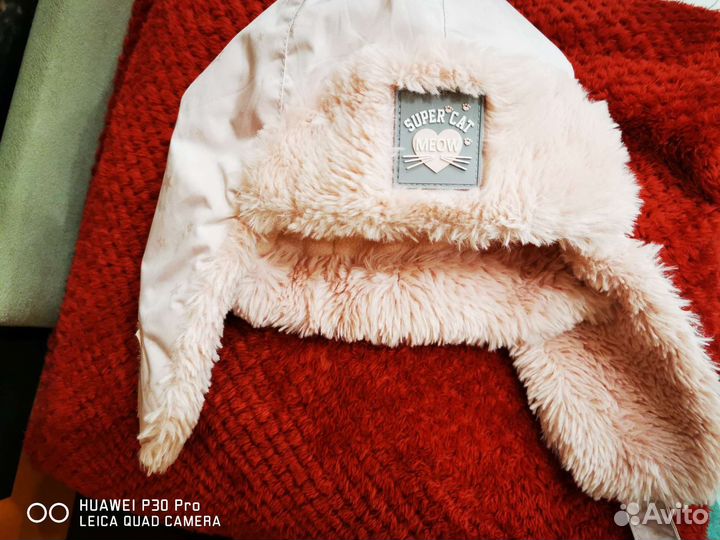 Шапка зимняя для девочки 50 52