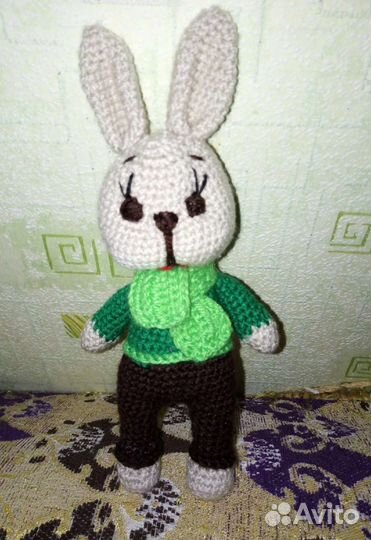 Вязаные игрушки на заказ. Новогодние подарки. Заяц