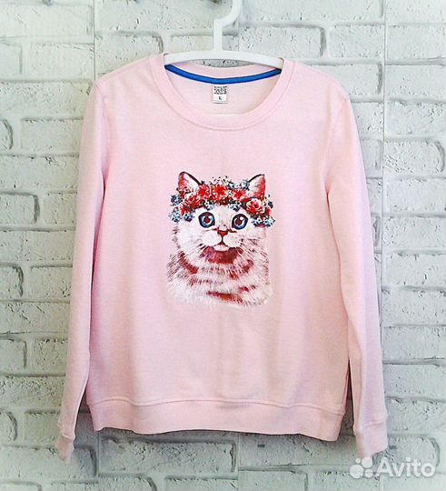 Свитшот с принтом р. L