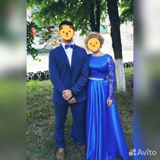 Атласное платье