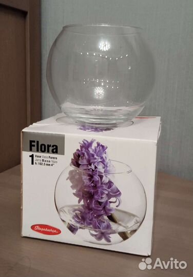 Декоративная круглая ваза