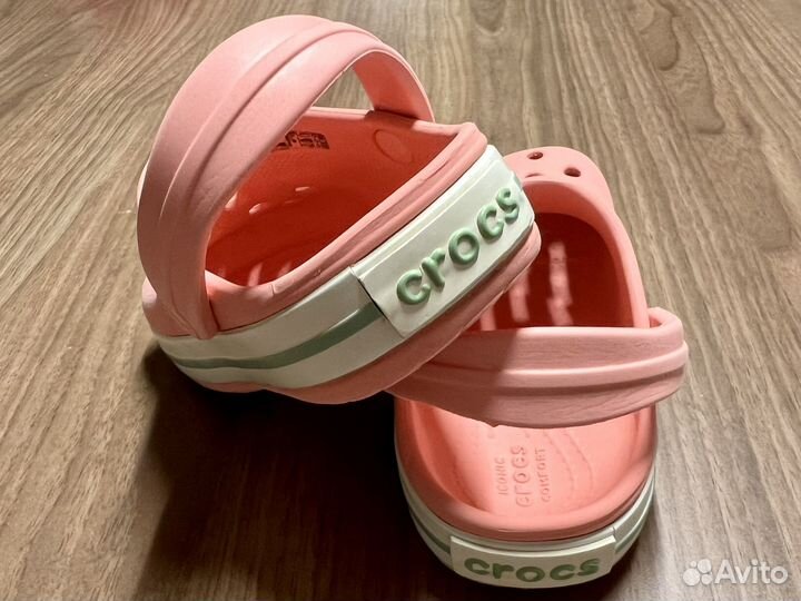 Сандалии crocs детские с8(25)оригинал сабо crocs