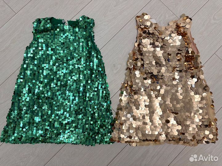Новогоднее платье паетки