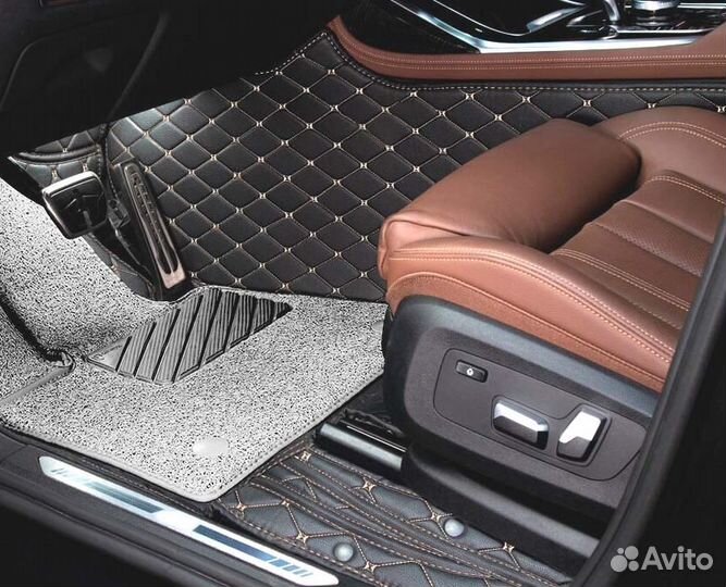 3D Коврики Audi Салон Багажник из Экокожи