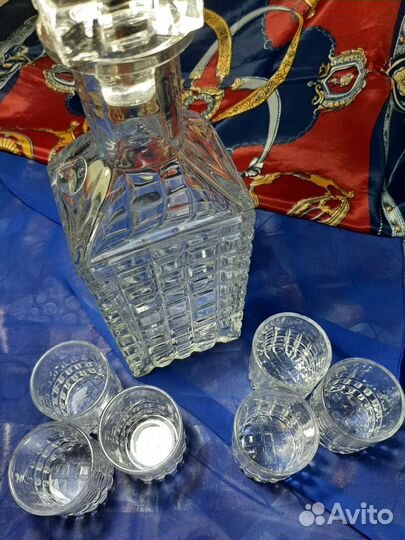 Водочный хрустальный набор СССР