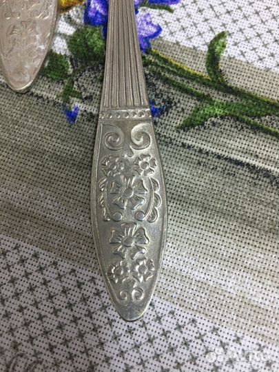 Столовые приборы мельхиор СССР рмз