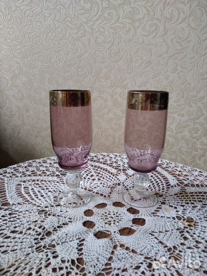 Фужеры рюмки Винтаж