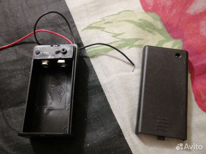 Держатель (коробка) для батарейки крона 9в