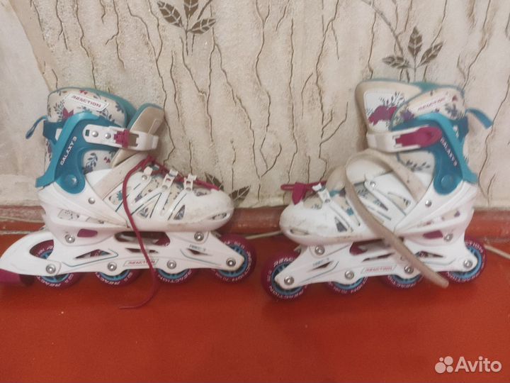 Ролики детские бу в отличном состоянии 36 размер