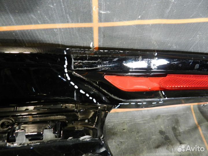 Спойлер бампера заднего - Mercedes-Benz S W222