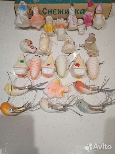 Ёлочные игрушки пенопласт