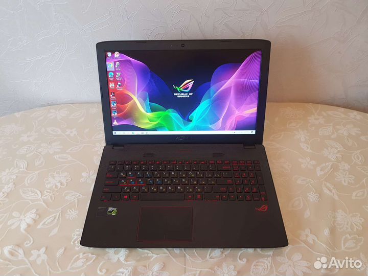 Игровой ноутбук Asus Rog gl552jx
