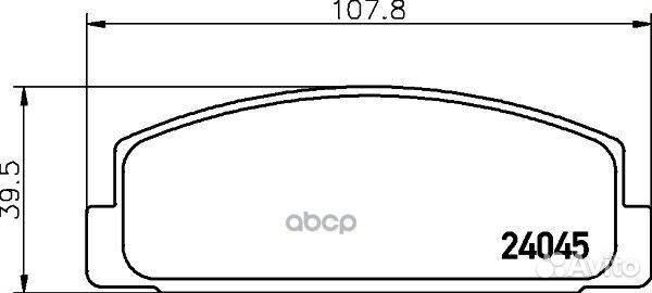 8DB 355 011-131 Колодки тормозные mazda 6 02/3