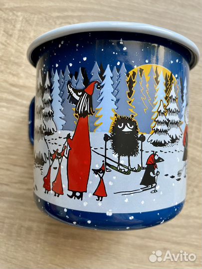 Кружка Muurla Moomin Зимний лес, 800 мл