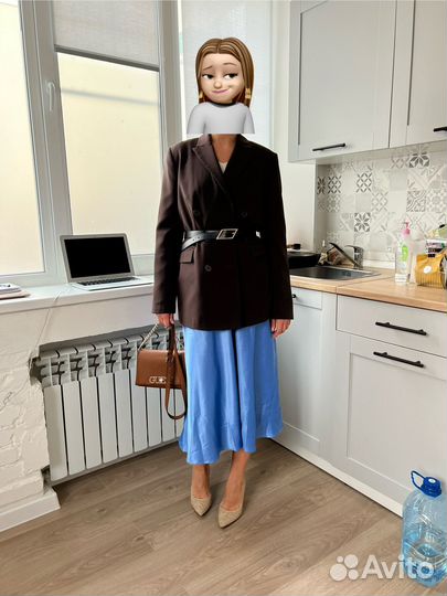 Юбка шелк + Пиджак