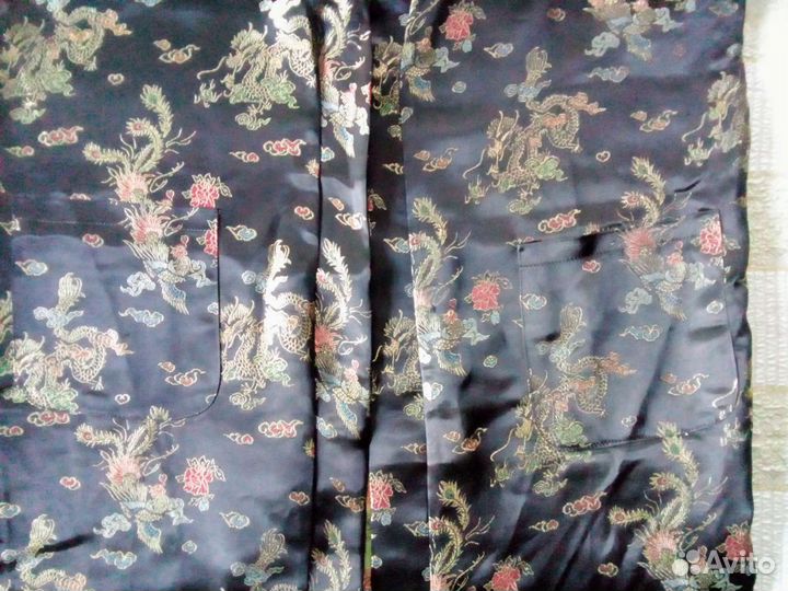 Шелковый халат