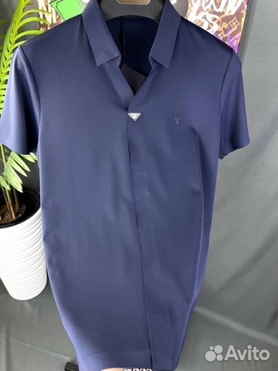 Футболка поло мужское prada