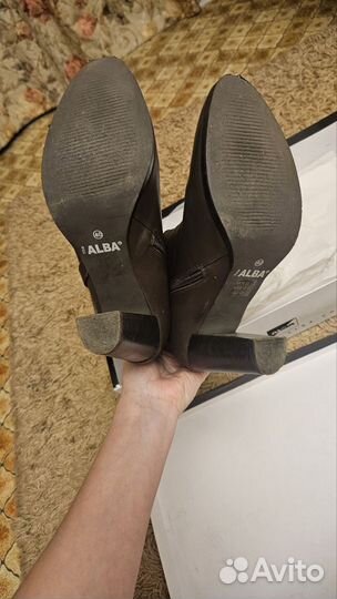 Сапоги женские натуральная кожа 40