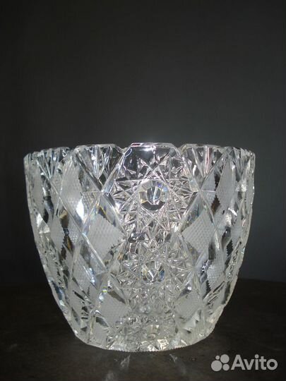 Ваза, конфетница хрусталь стекло СССР