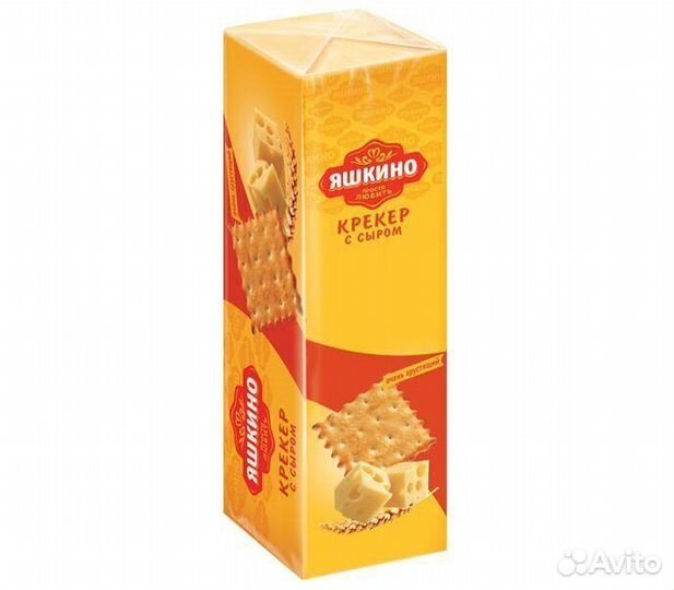 Крекер Яшкино с сыром 135г кдв Яшкино